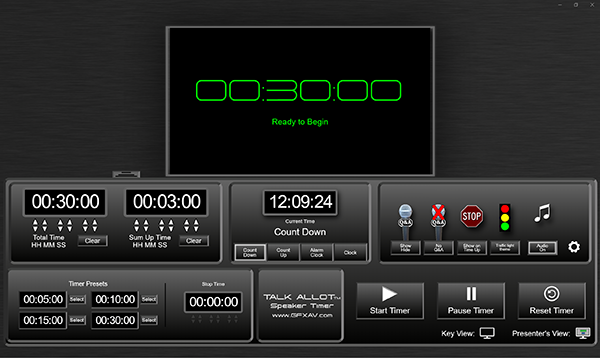 Speaker Timer GUI
